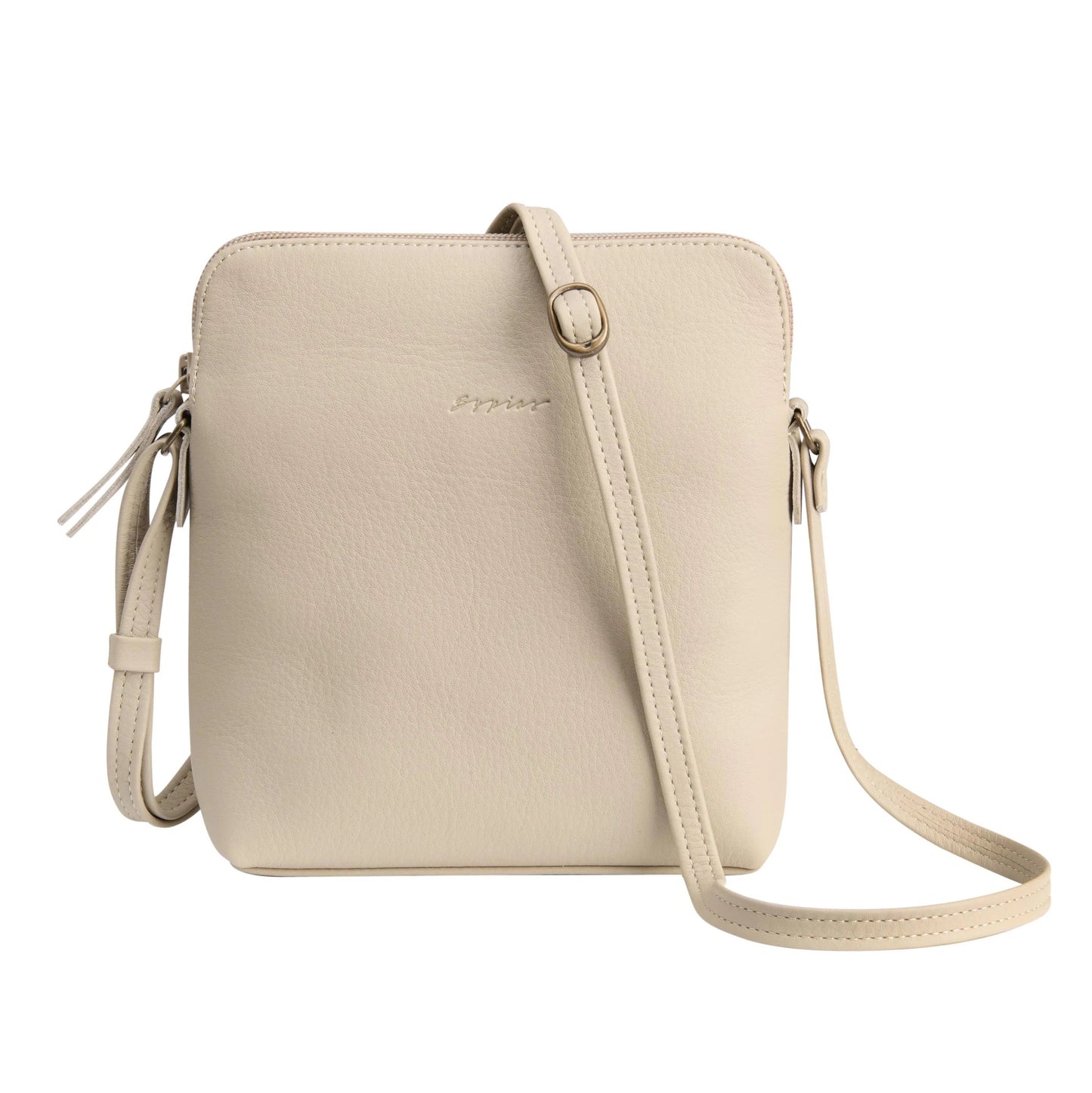 BAG, VIIVI - LEATHER, TAUPE