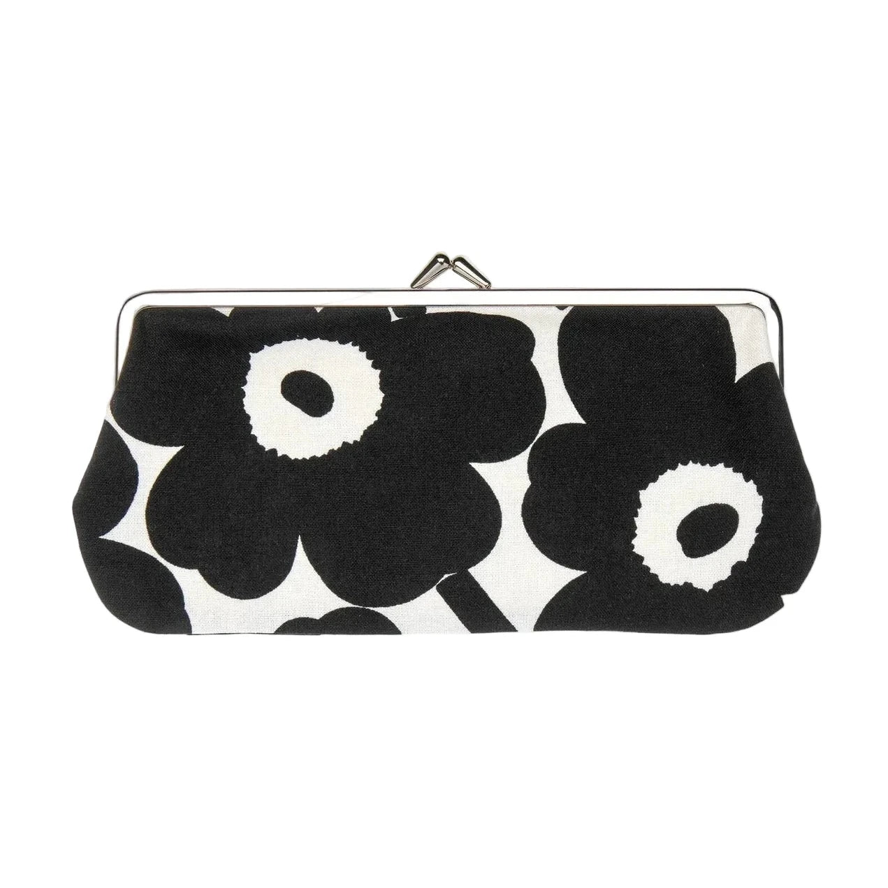 MARIMEKKO SILMÄLASIKUKKARO PURSE, MINI UNIKKO - WHITE/BLACK