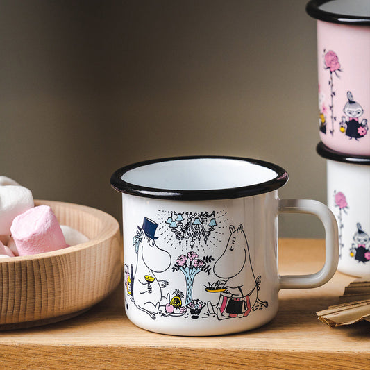 MOOMIN MUG (BIG), ENAMEL - DATE NIGHT