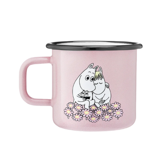 MOOMIN MUG (BIG), ENAMEL - TOGETHER