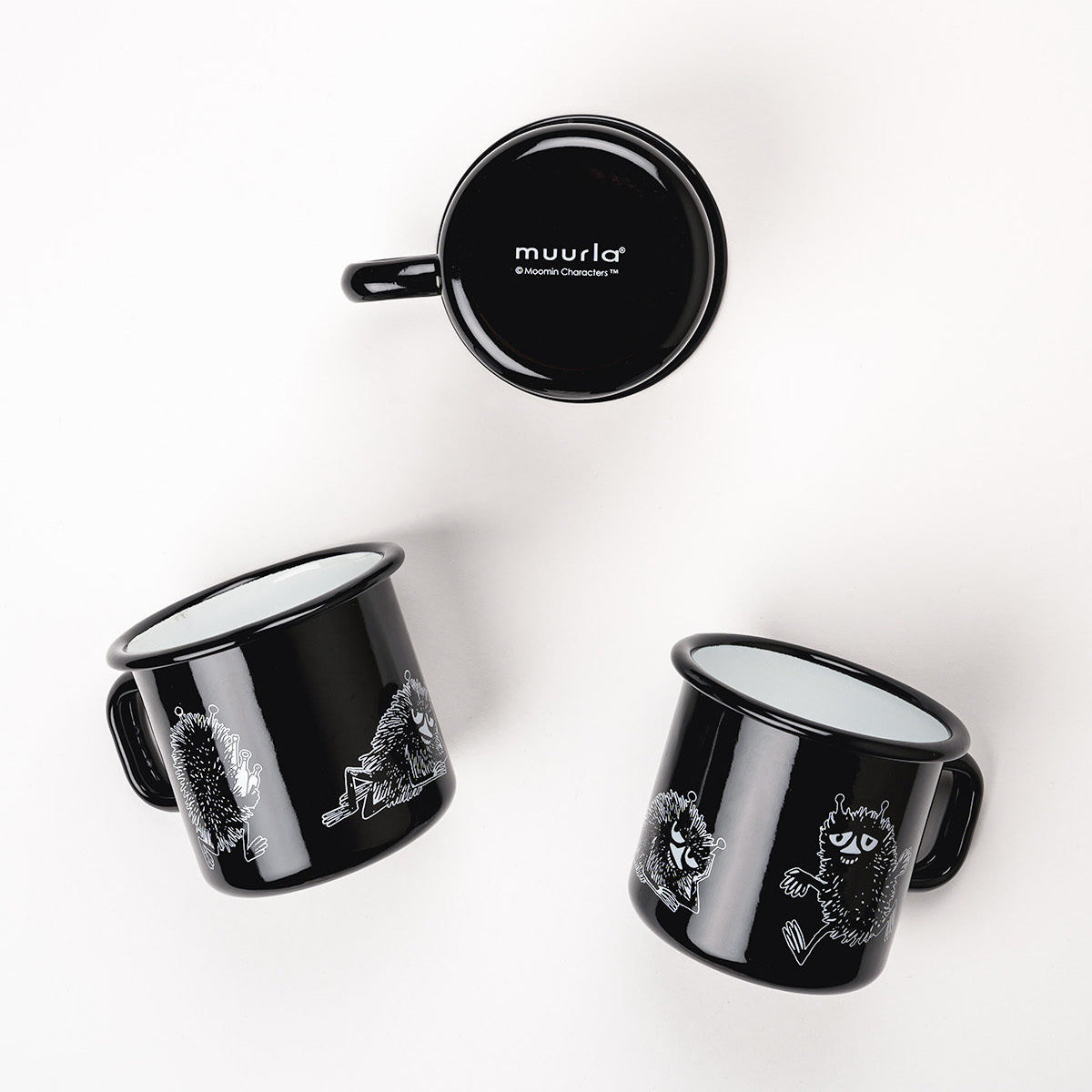 MOOMIN MUG (BIG), ENAMEL - STINKY