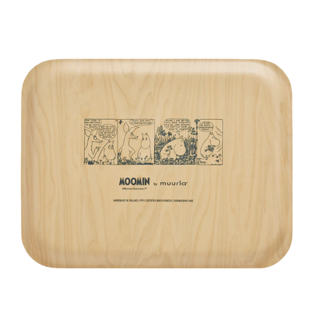 MOOMIN TRAY, FLOWER FIELD - RECTANGULAR, LARGE