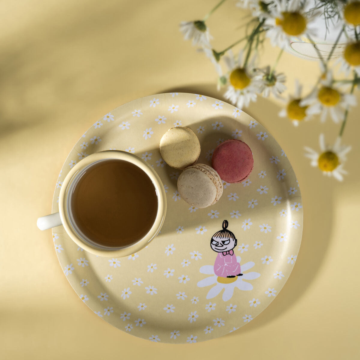 MOOMIN TRAY, FLOWERS - ROUND, SMALL
