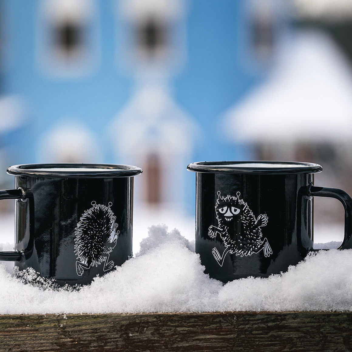 MOOMIN MUG (BIG), ENAMEL - STINKY