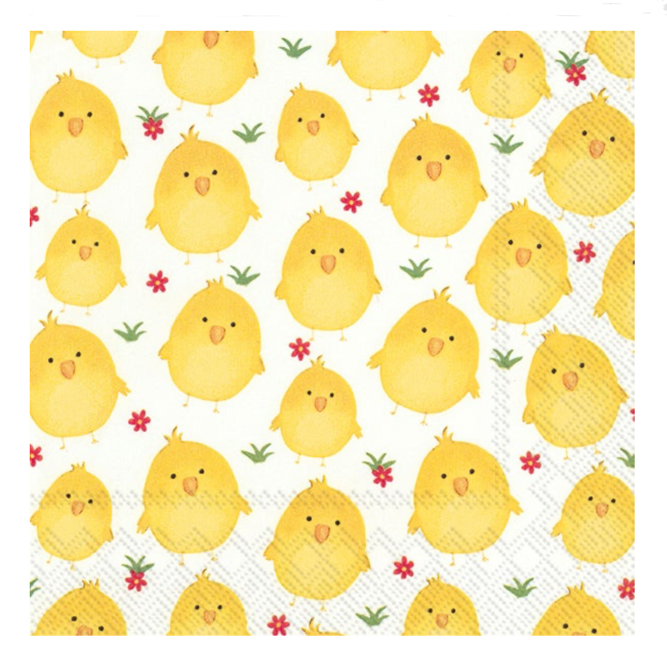 NAPKINS, LUNCHEON - SWEET CHICKS