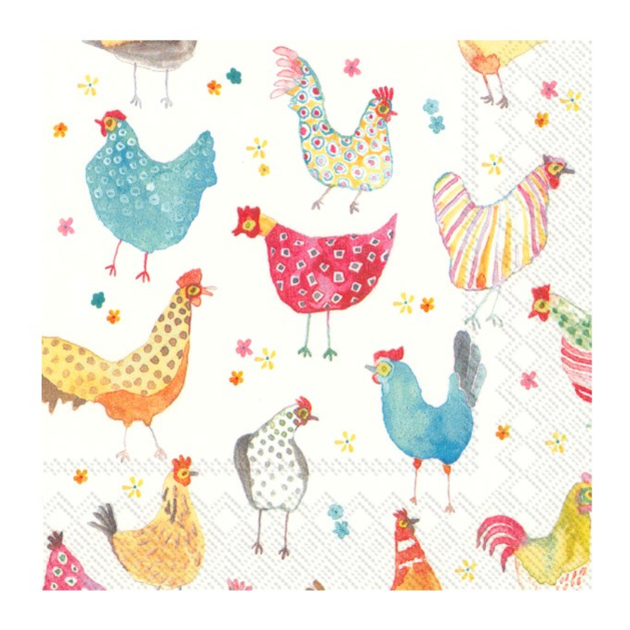 NAPKINS - JOLLY HENS