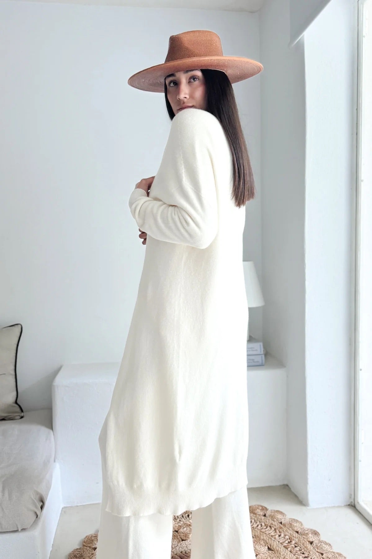 LOUNGE WEAR, CARDIGAN - WRAP YOURSELF, OFF-WHITE
