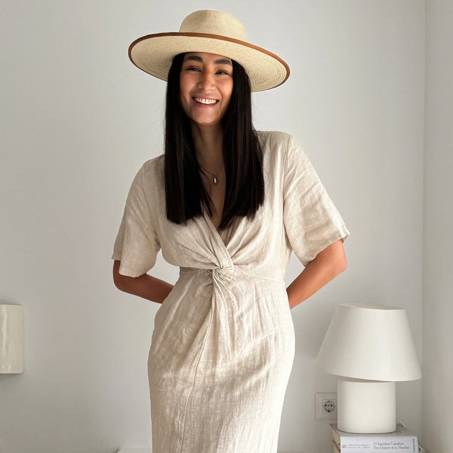 DRESS LINEN, COLLINS - SAND