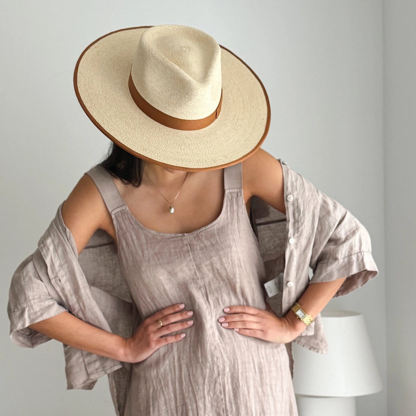 DRESS LINEN, MADDALENA - SILVERPINK