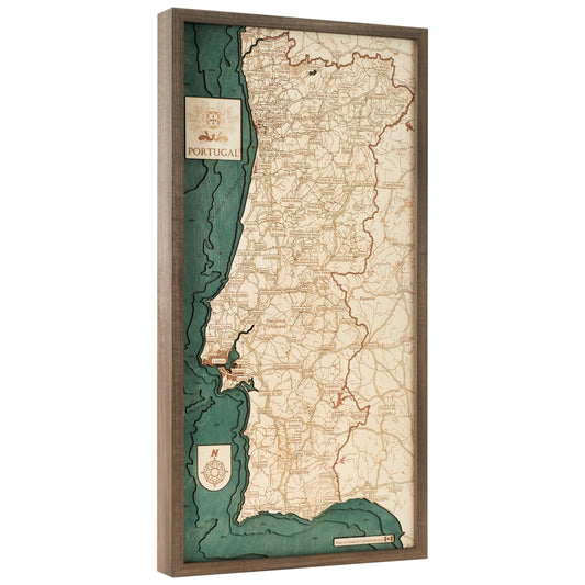 MAP, FRAMED - PORTUGAL (M)