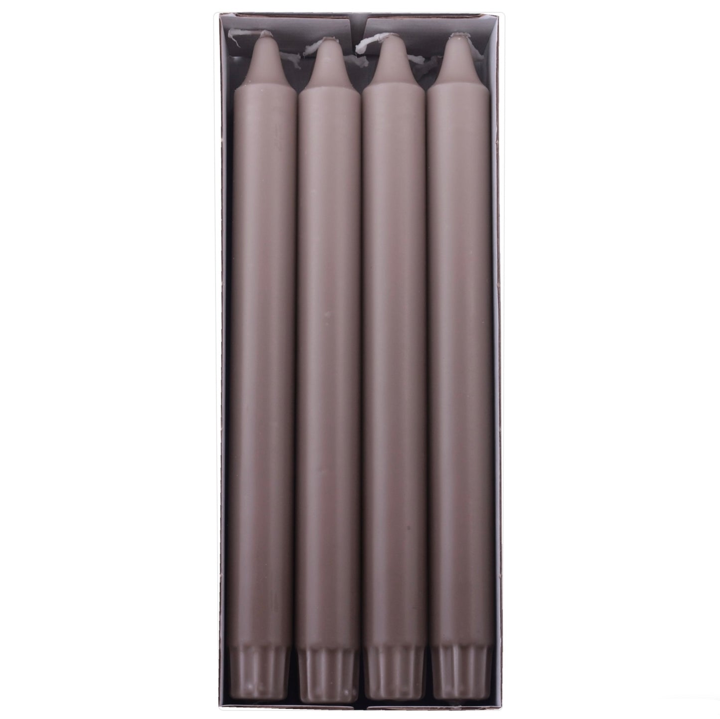 DANISH CANDLE, PILLAR - DARK SAND 10"H