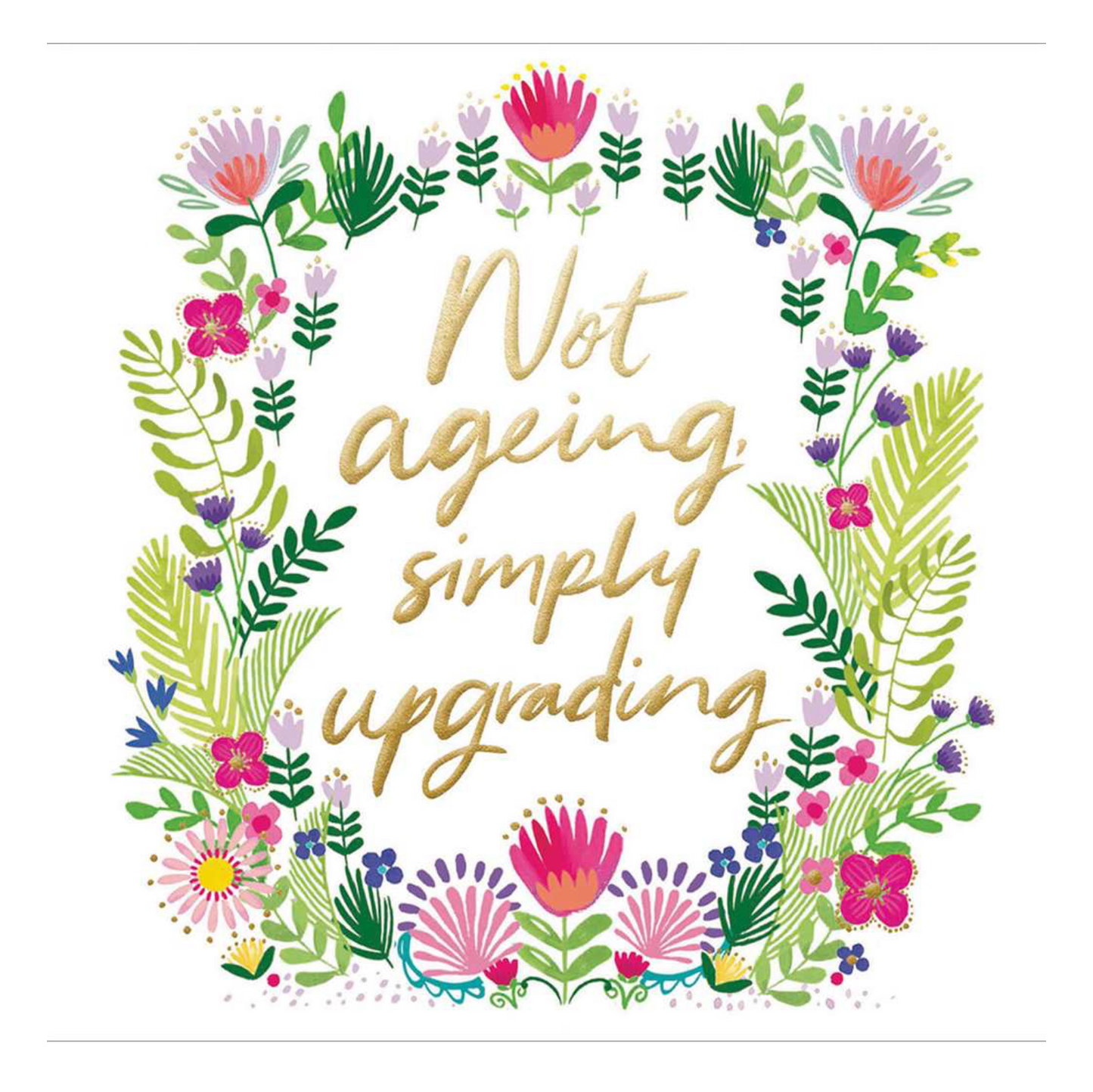 BIRTHDAY CARD - UPGRADING