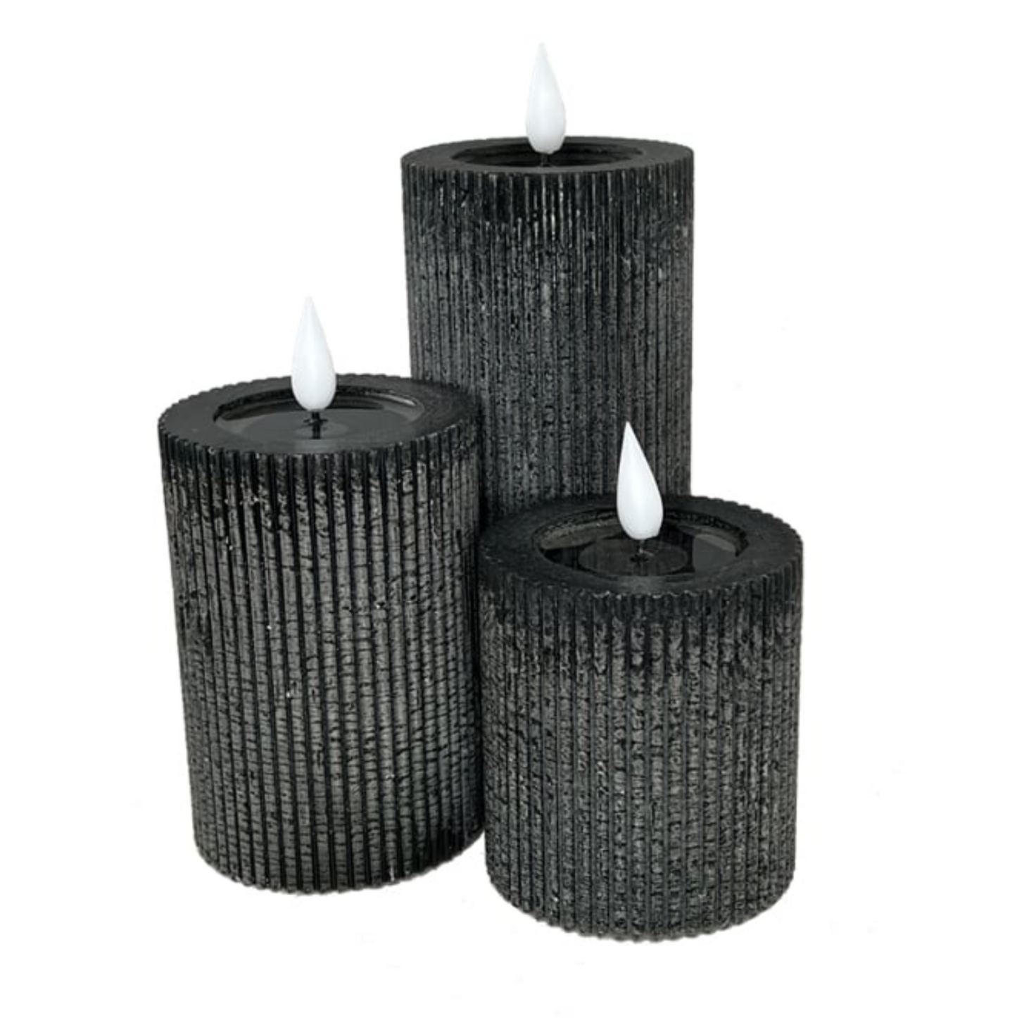 LED CANDLES - BLACK