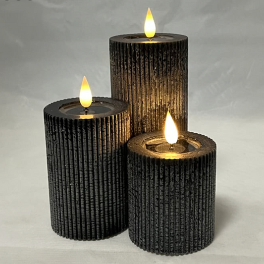 LED CANDLES - BLACK