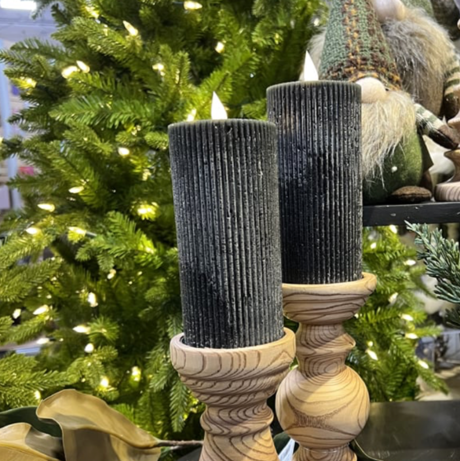 LED CANDLES - BLACK