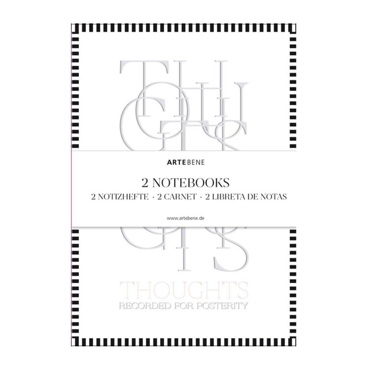 STATIONERY - NOTEBOOK, SET OF 2, THOUGHTS