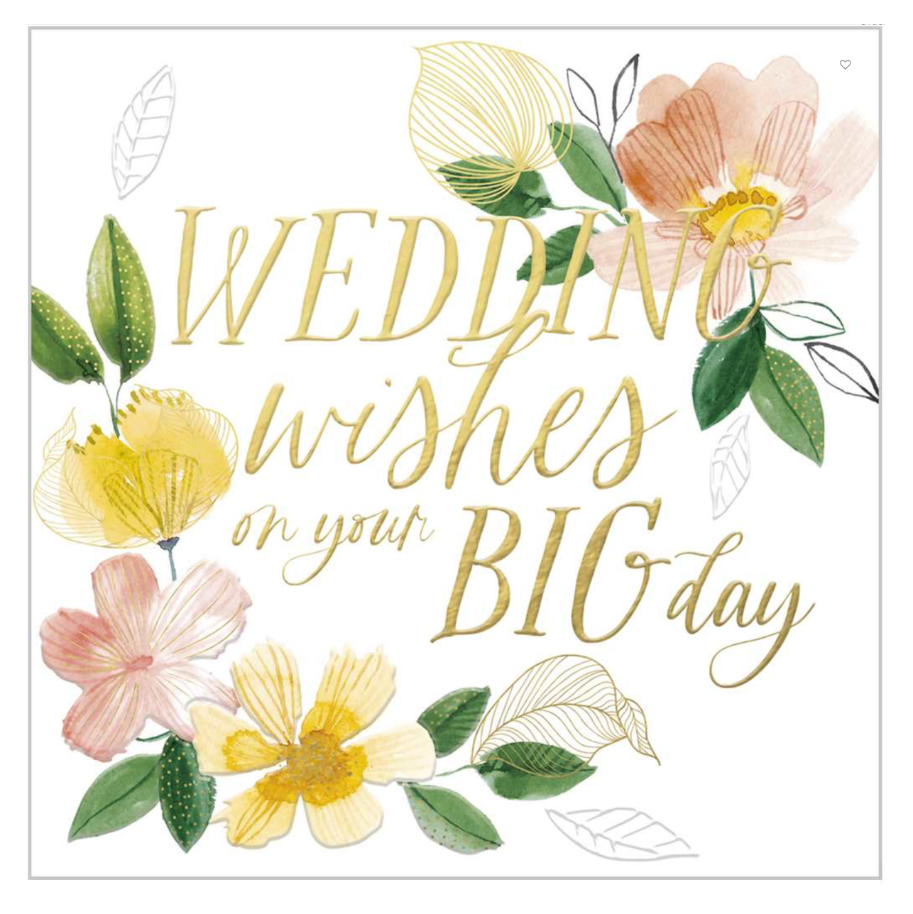 GREETING CARD - WEDDING