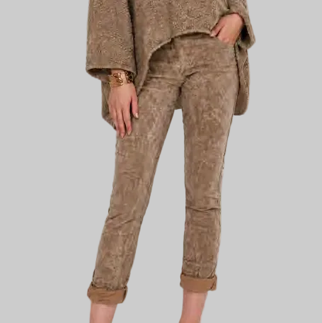 VELVET JOGGER - WRINKLED