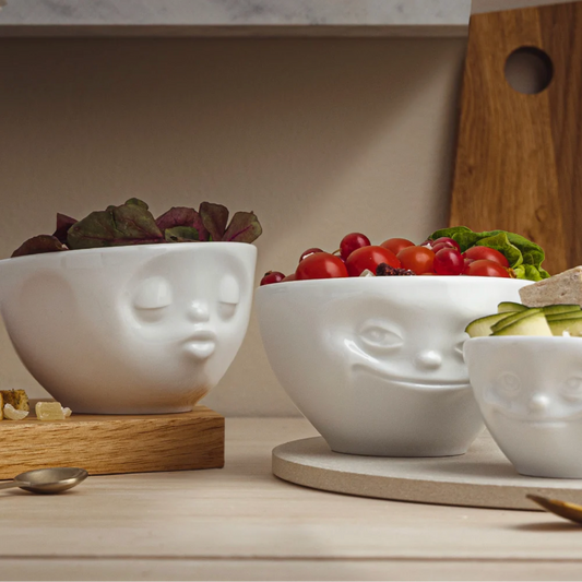 BOWL SET #1, (MEDIUM) - KISSING&GRINNING