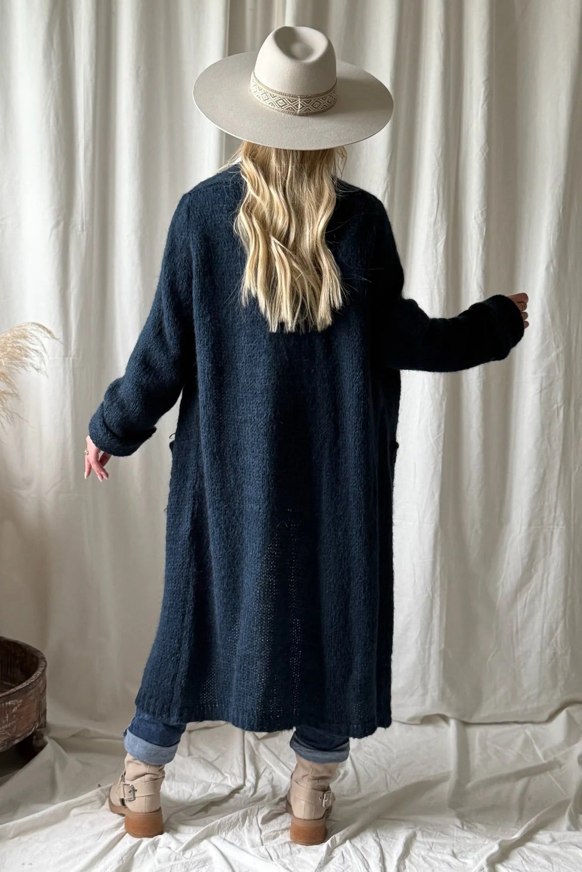 CARDIGAN, SLOWLY MORNING - NAVY