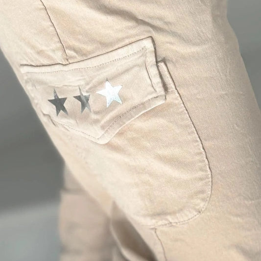 JOGGERS (STAR) - CASHMERE