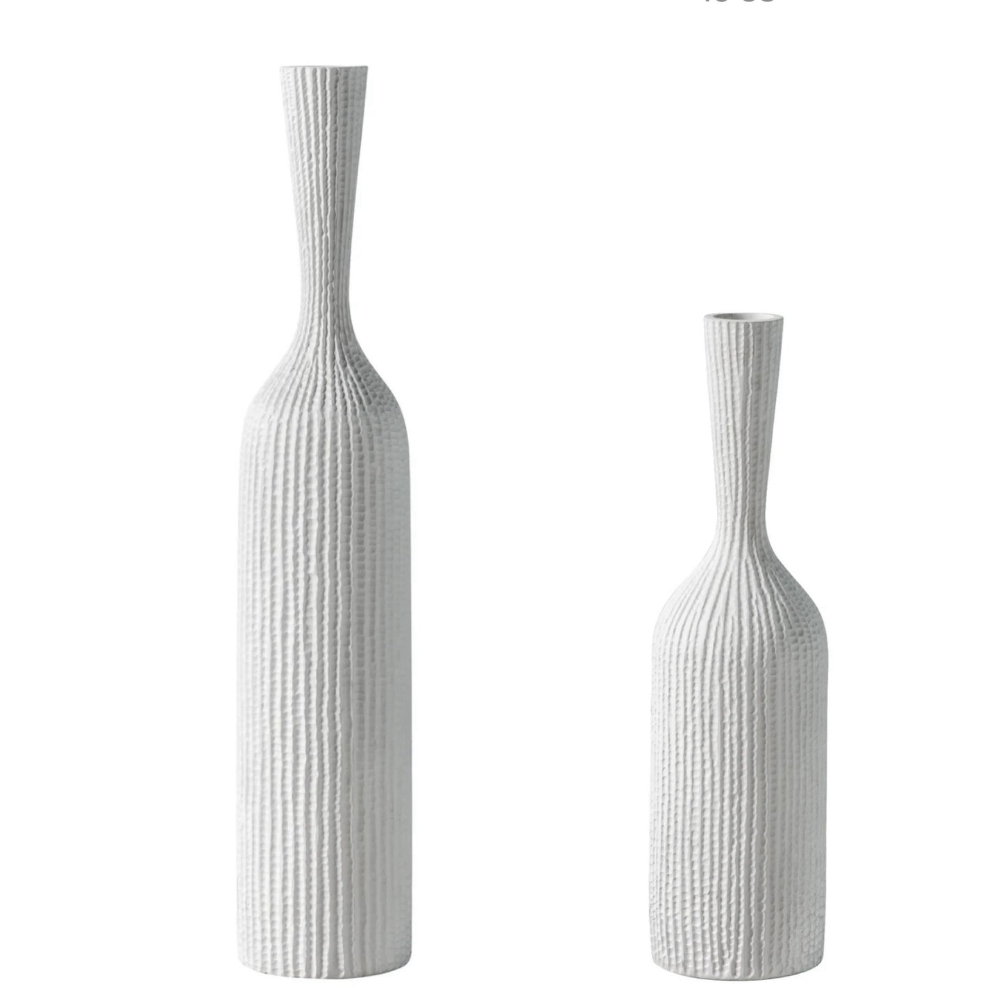 FLOOR VASE - CARVED RESIN