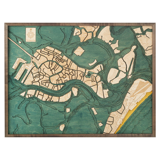 MAP, FRAMED - VENICE