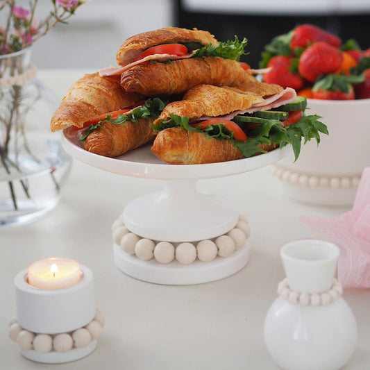 AARIKKA SERVING TRAY - MAMSELLI , WHITE