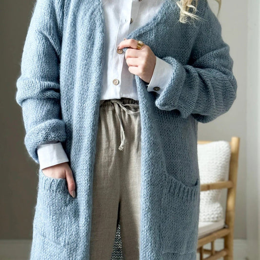 CARDIGAN, SLOWLY MORNING - SMOKEY BLUE
