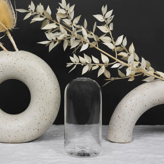 VASE WYLIE, CLEAR - FOR EVERLASTING CANDLES