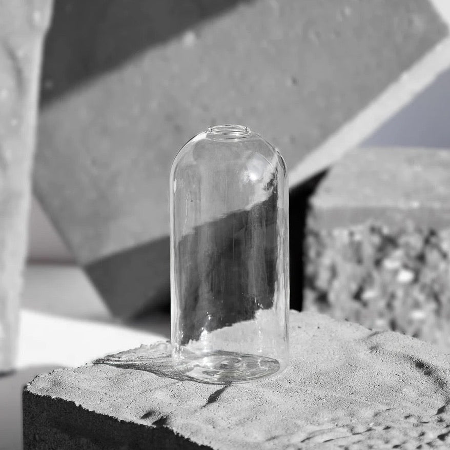 VASE WYLIE, CLEAR - FOR EVERLASTING CANDLES