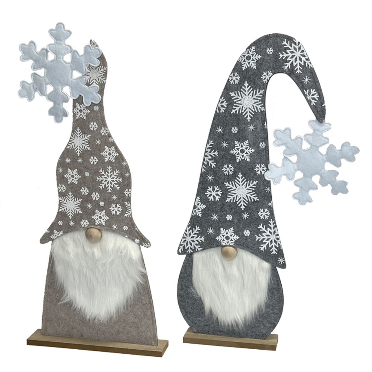 50% OFF! GNOME, FELT/WOOD - 25.5"