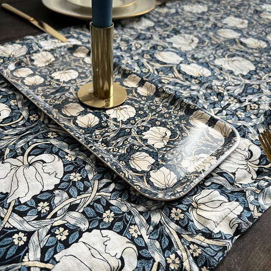 TRAY, WILLIAM MORRIS - PIMPERNEL BLUE
