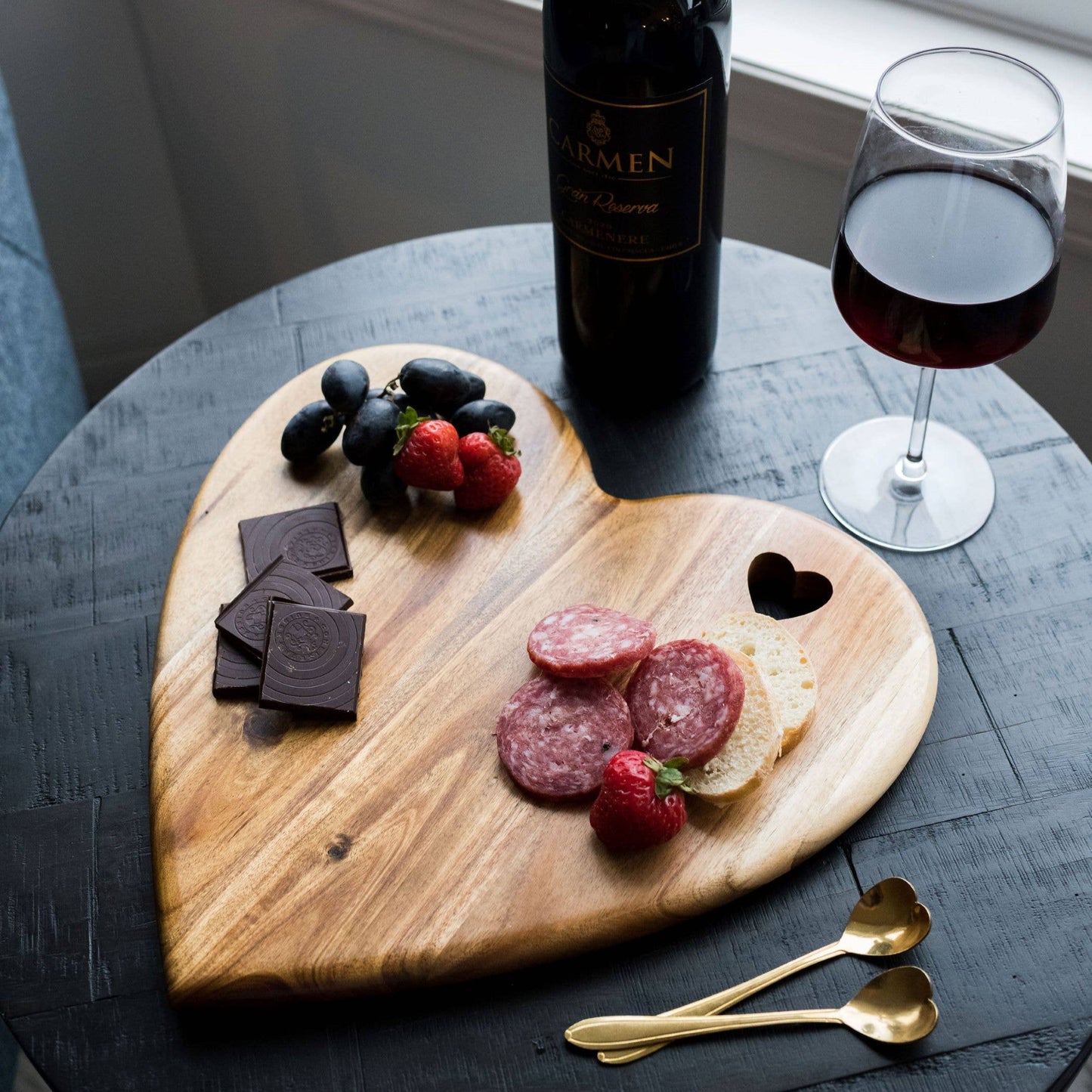 CHEESE BOARD - HEART SHAPED