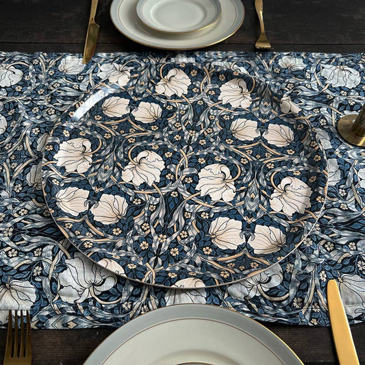 TRAY, WILLIAM MORRIS - PIMPERNEL BLUE