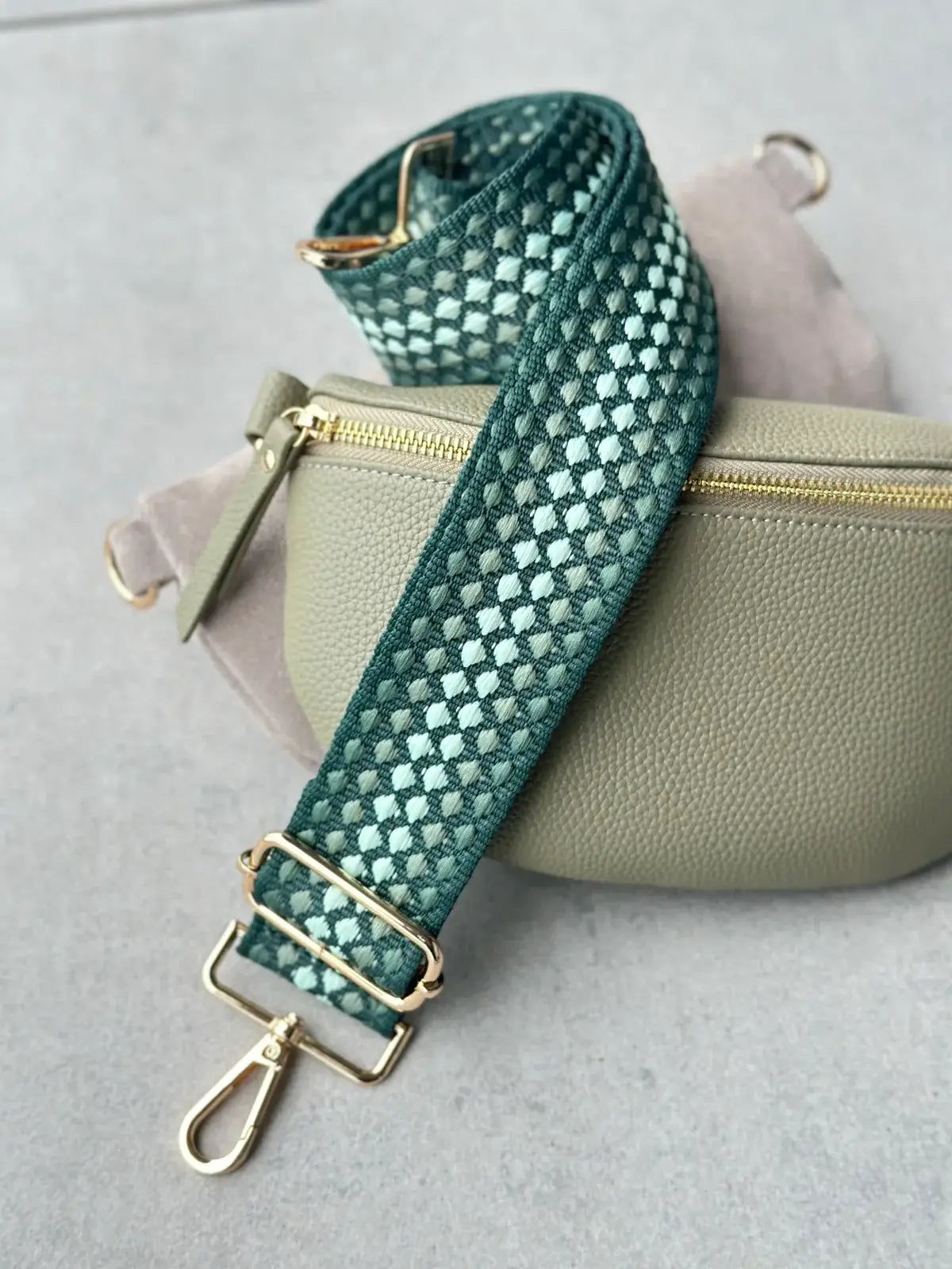BAG STRAP - SHADES OF GREEN