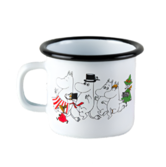 MOOMIN MUG, ENAMEL - MOOMINVALLEY