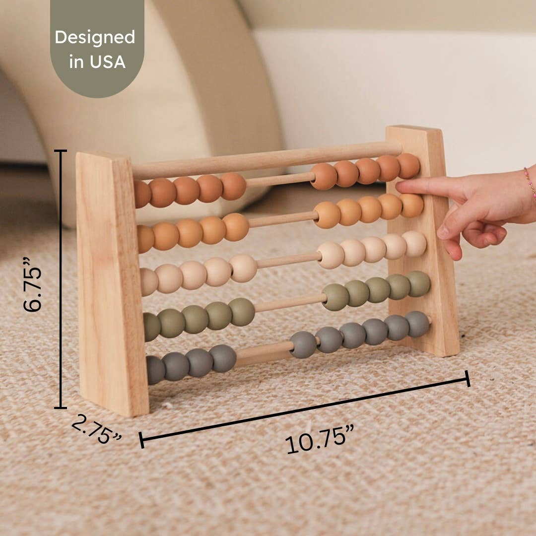 ABACUS, WOODEN - NEUTRAL