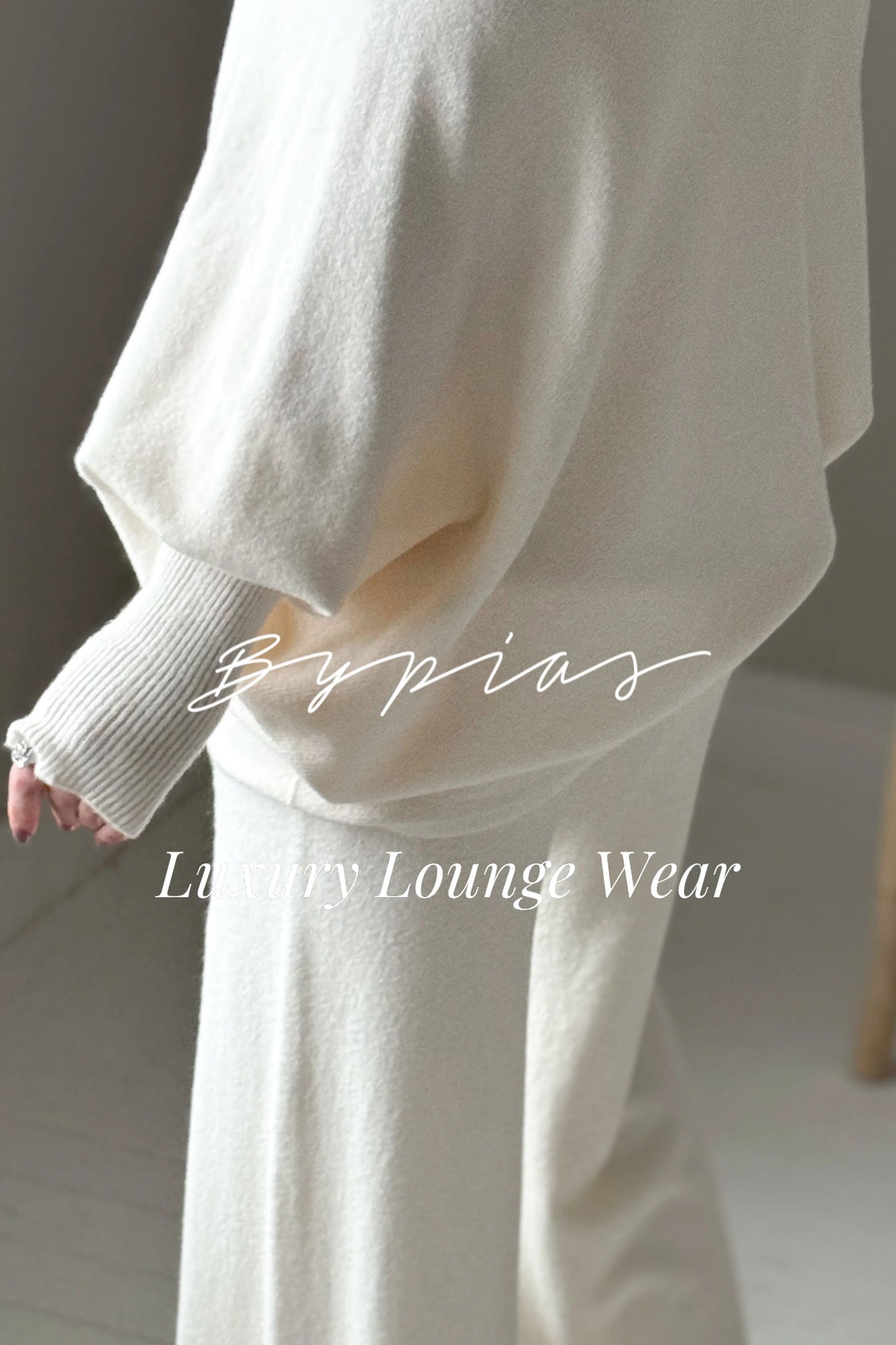 LOUNGE WEAR, LOVE ME - ASYMMETRICAL, OFF WHITE