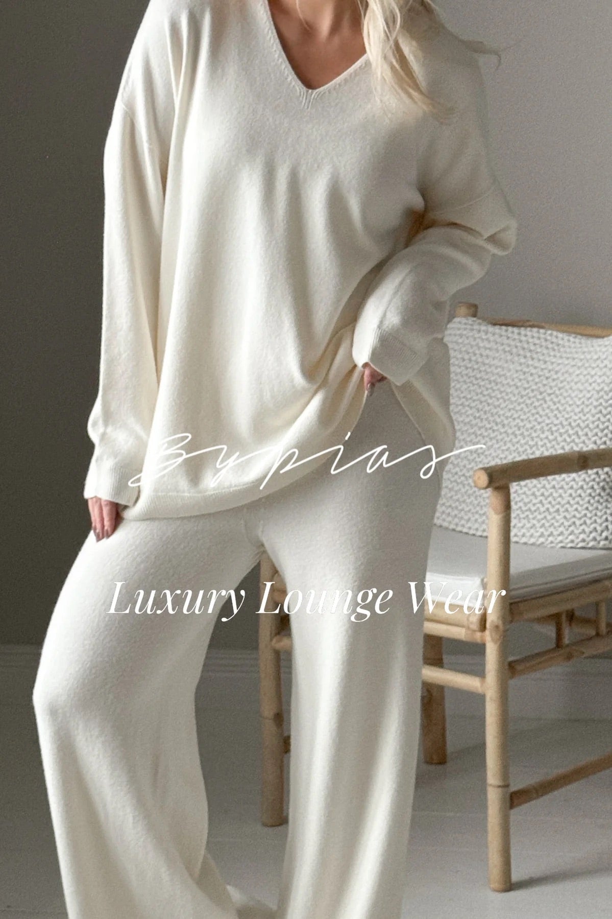 JUMPER, SWEETIE - V-NECK, OFF WHITE