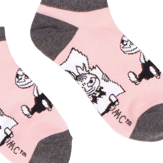 MOOMIN WOMEN'S ANKLE SOCKS, LITTLE MY - PINK