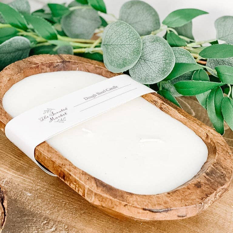 OVAL DOUGH BOWL CANDLE - LILAC BREEZE