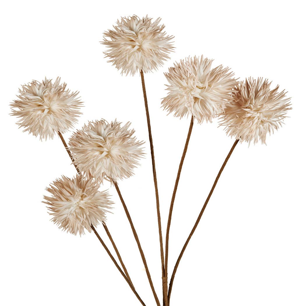 SNOWBALL FLOWER STEM - CREAM
