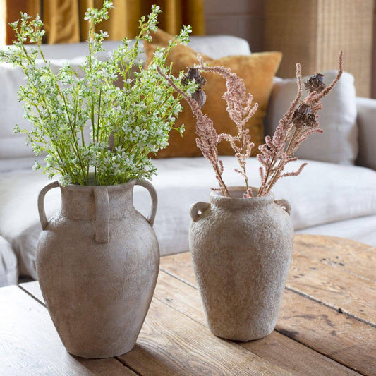 RUSTIC TERRACOTTA VASE - SMALL