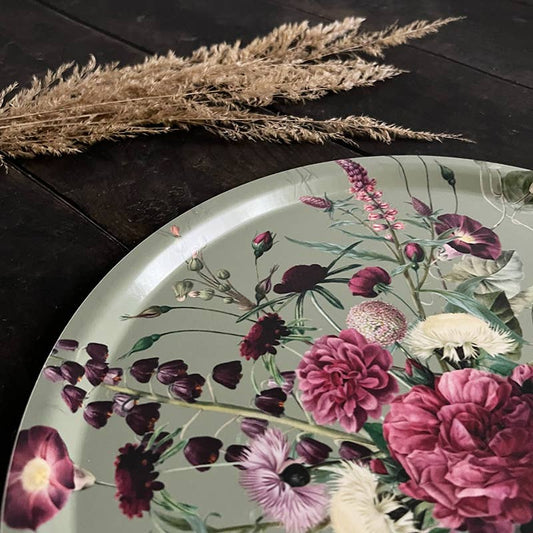 TRAY - BLOSSOM FLOWER GARDEN, BIRCH