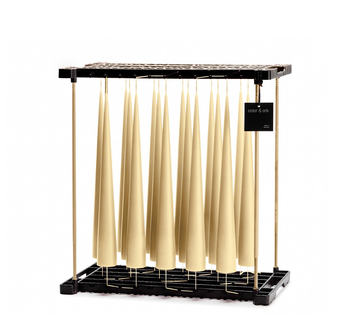 ESTER & ERIK, CONE CANDLE - PALE GINGER, 14.6"