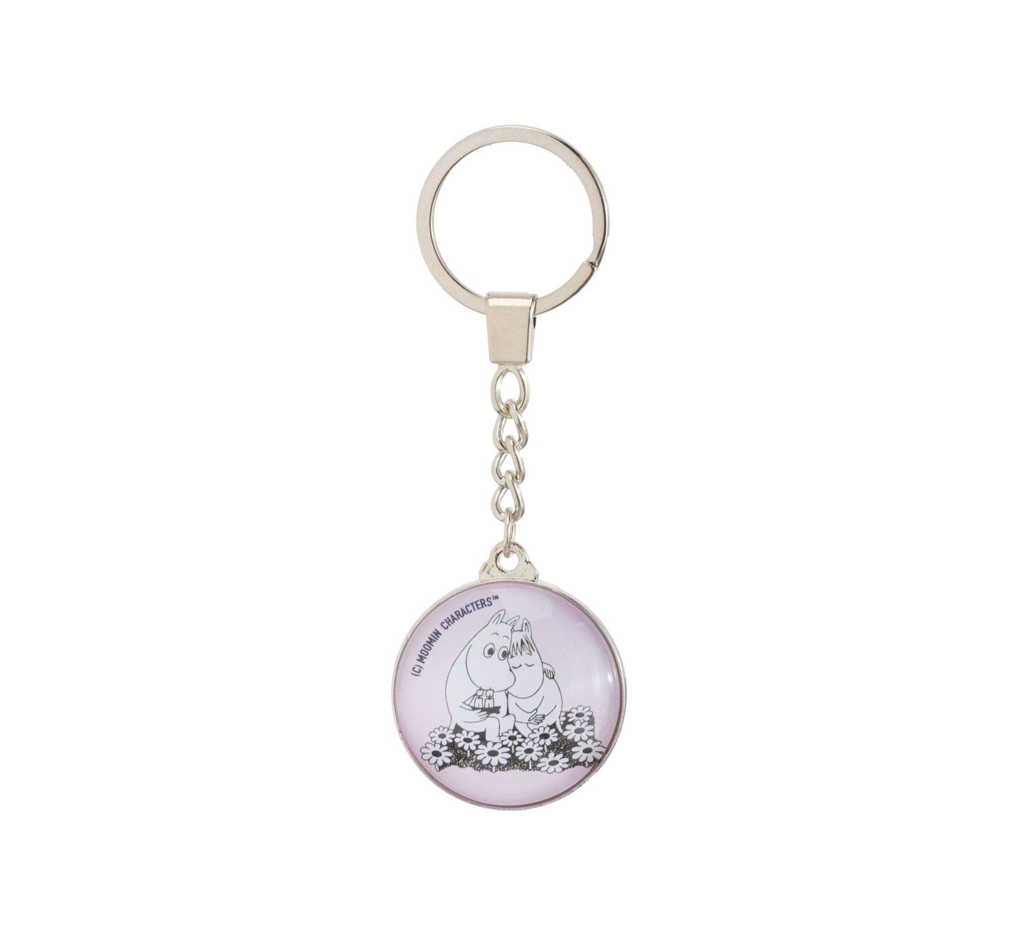 MOOMIN KEY RING, LOVE - LIGHT PINK