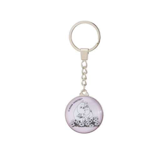 MOOMIN KEY RING, LOVE - LIGHT PINK