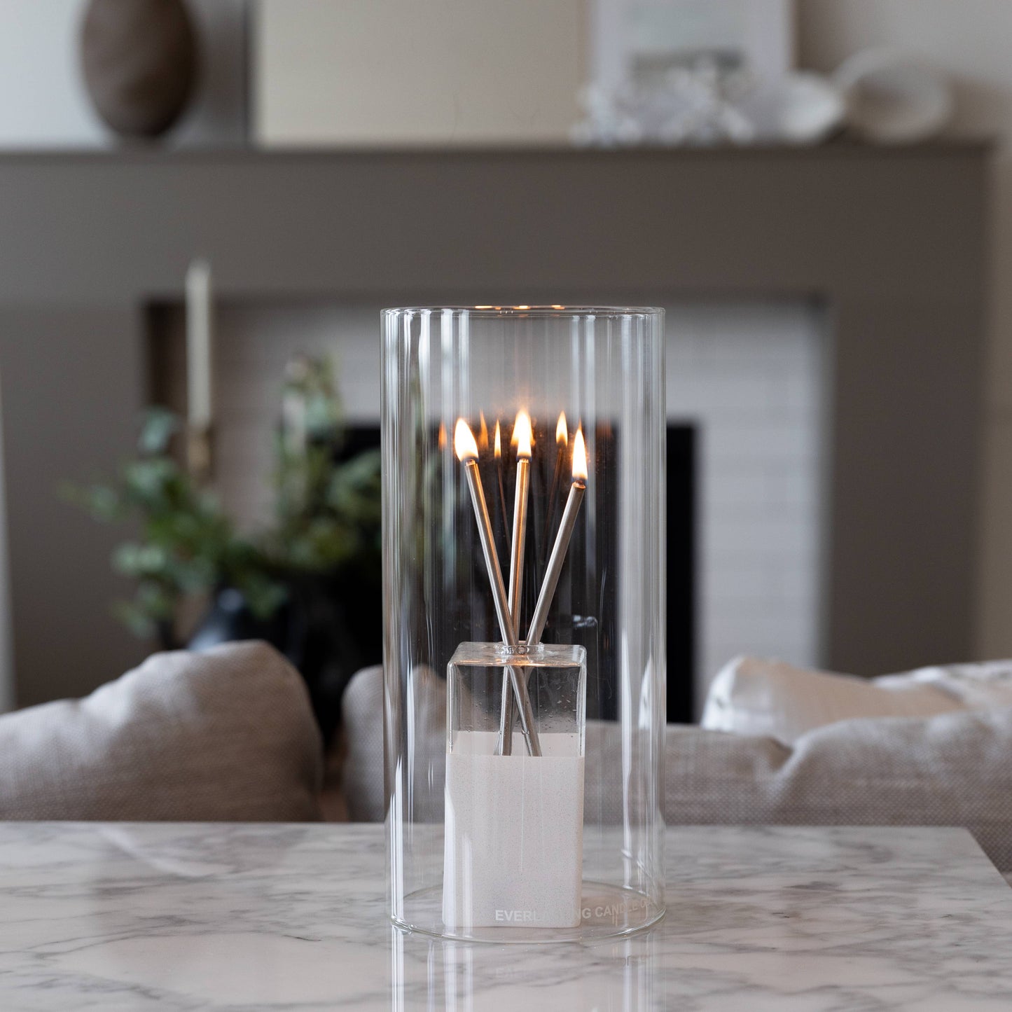 VASE, HURRICANE - FOR EVERLASTING CANDLES
