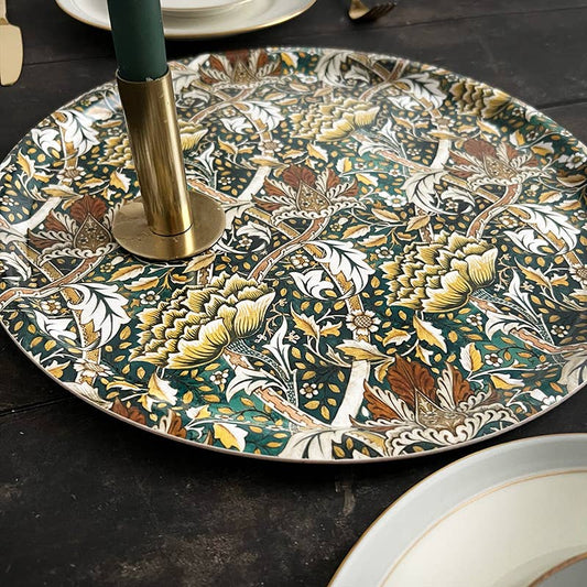 TRAY, WILLIAM MORRIS - WINDRUSH, GREEN